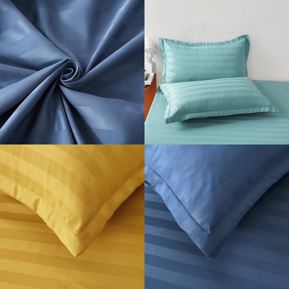 Bộ ga giường 4 món REE Bedding CF95 kèm vỏ gối ôm Cotton 3F Khách sạn đủ size nệm 1m2, 1m4, 1m6, 1m8, 2m