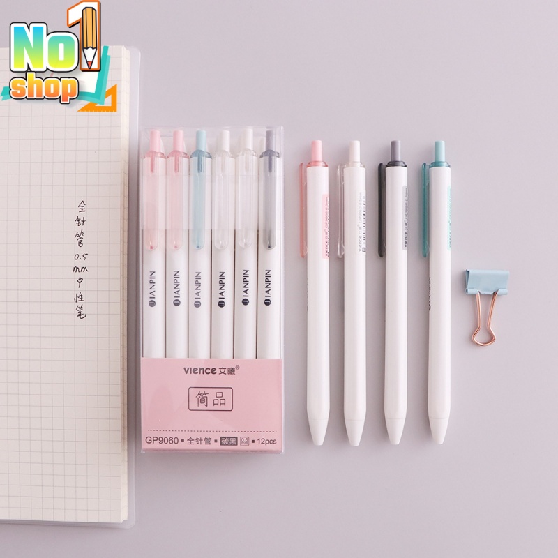 1 Bút Mực Gel Đen Ngòi 0.5MM Cho Học Sinh, Văn Phòng IANPIN