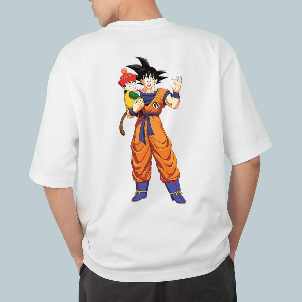 Áo Thun Songoku HAVANA Form Rộng In Hình Anime Dragon Ball Vải Cotton Nam Nữ Unisex Mã 039