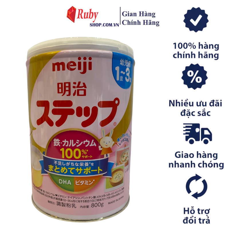 Sữa Bột Meiji Nội Địa Số 1 Lon 800g