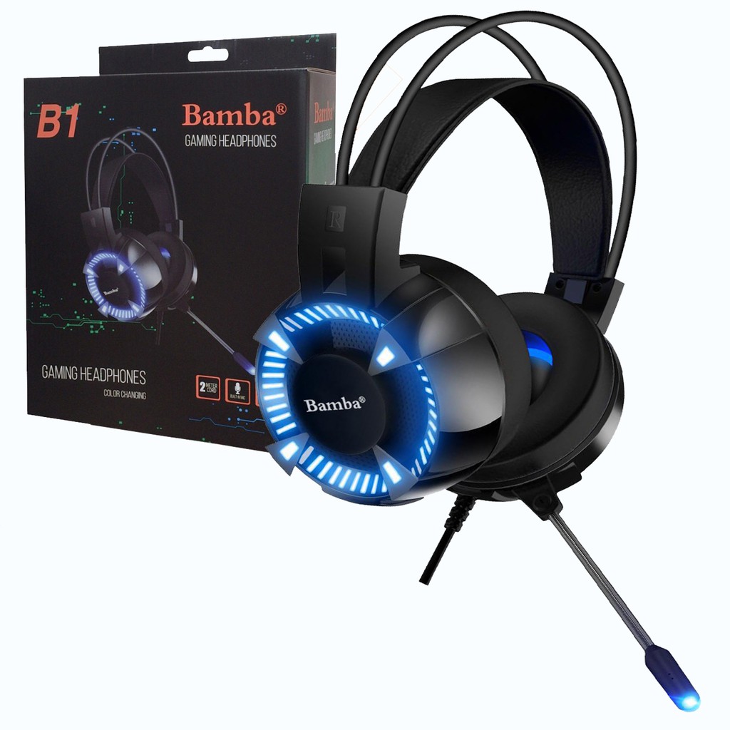 Tai nghe máy tính chuyên game có Led siêu đẹp - Headphone Game Led RGB