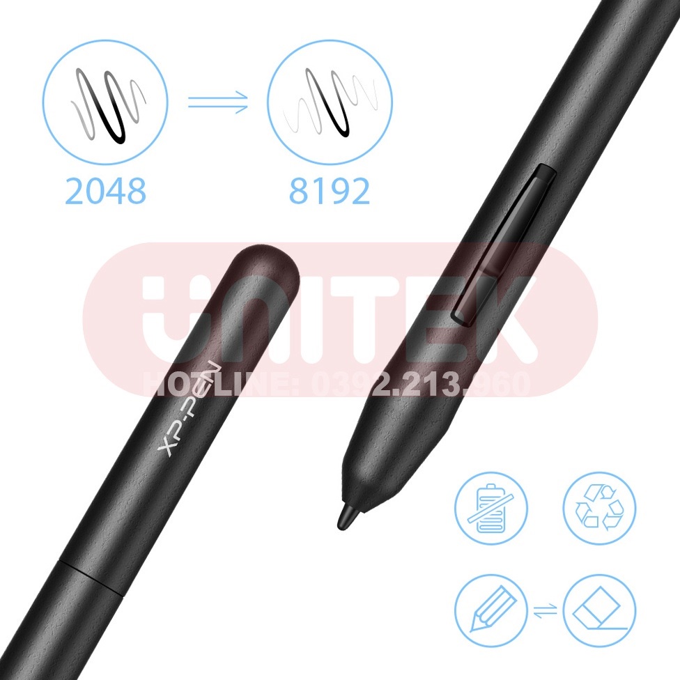 Bảng Vẽ Điện Tử XP-PEN STAR 03 V2 12inch, Bút STYLUS Không cần Sạc - Bảng Vẽ Điện Tử XP-PEN