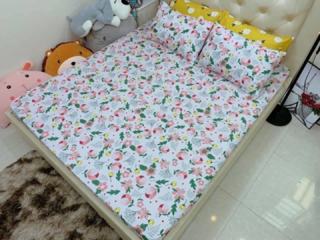 Bộ Ga Gối Cotton Poly Hàn Quốc - Được Chọn Mẫu