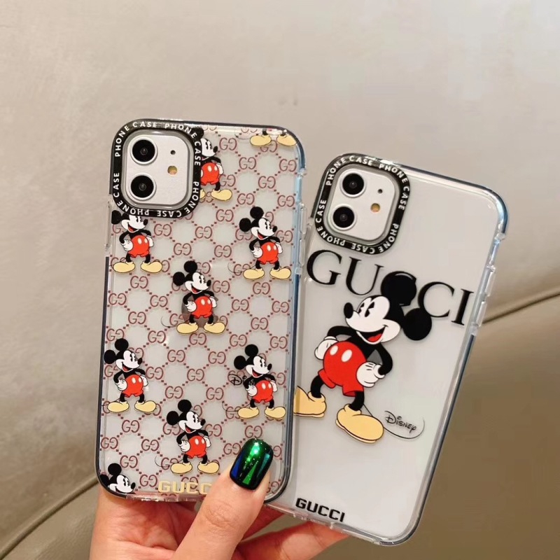 Ốp Điện Thoại Chống Va Đập In Hình Chuột Mickey Gucci Cho Iphone Se 11pro Xs Max Xr I8 I7