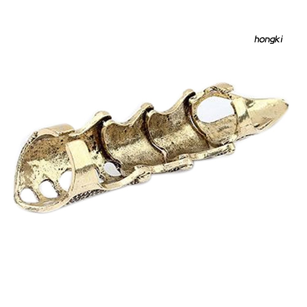 Nhẫn đốt ngón tay hình móng vuốt phong cách gothic punk thời trang unisex