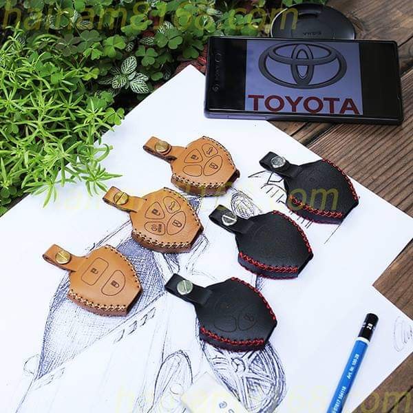 Bao Da Chìa Khóa Xe TOYOTA Vios, Yaris, Altis, Innova, Fortuner, Camry, RAV4, Lancruiser...  Phom Cũ