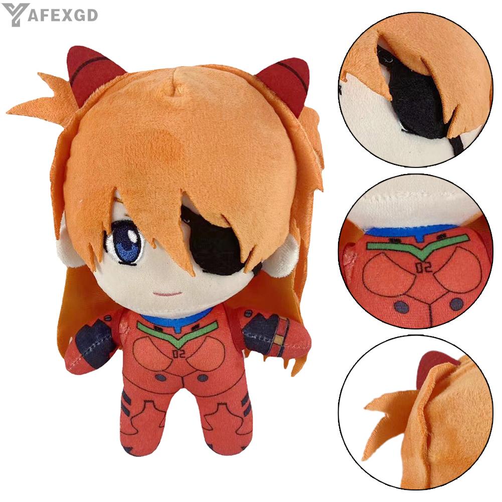 Thú Nhồi Bông Hình Nhân Vật EVANGELION EVA Asuka Langley Soryu Ayanami Rei 20cm