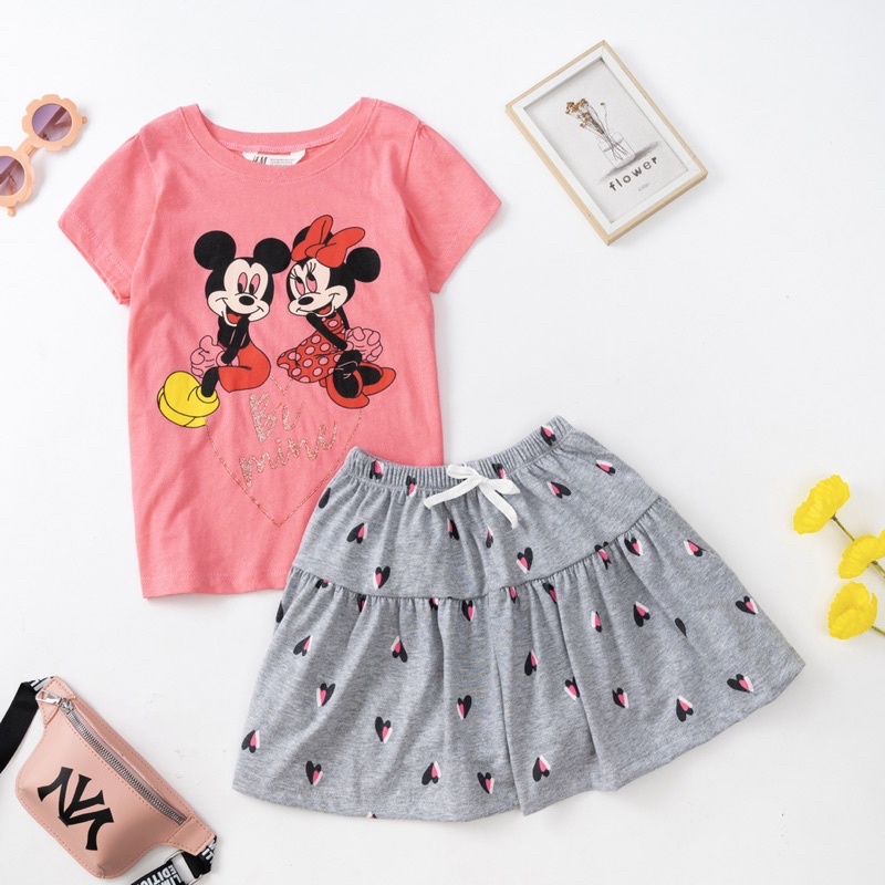 SALE SỐC ❌ Set bé gái cotton quần váy siêu xinh 18-45kg