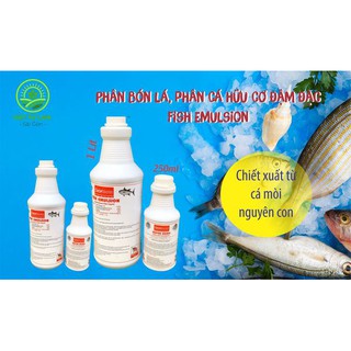 Phân cá hữu cơ đậm đặc FISH EMULSION chai 250ml