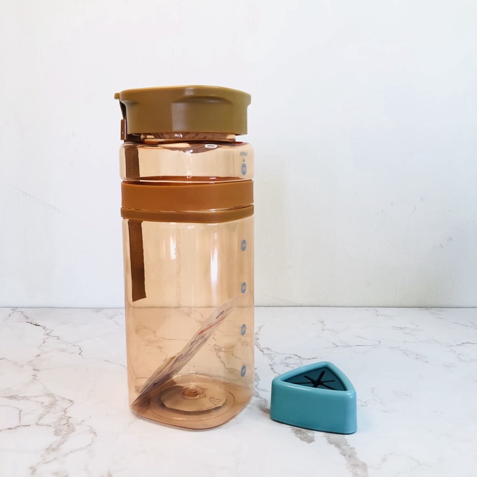 Bình nước gym, bình đựng nước thể thao 600ml mẫu đẹp nhựa an toàn