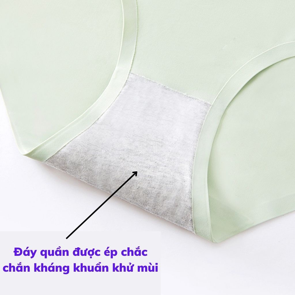 Quần lót nữ đúc su không đường may tôn dáng gợi cảm, Quần chíp nữ thun lạnh mềm mại thoáng mát LANIXA L462
