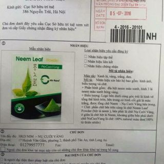 100gr bột neem ấn độ nụ cười vàng