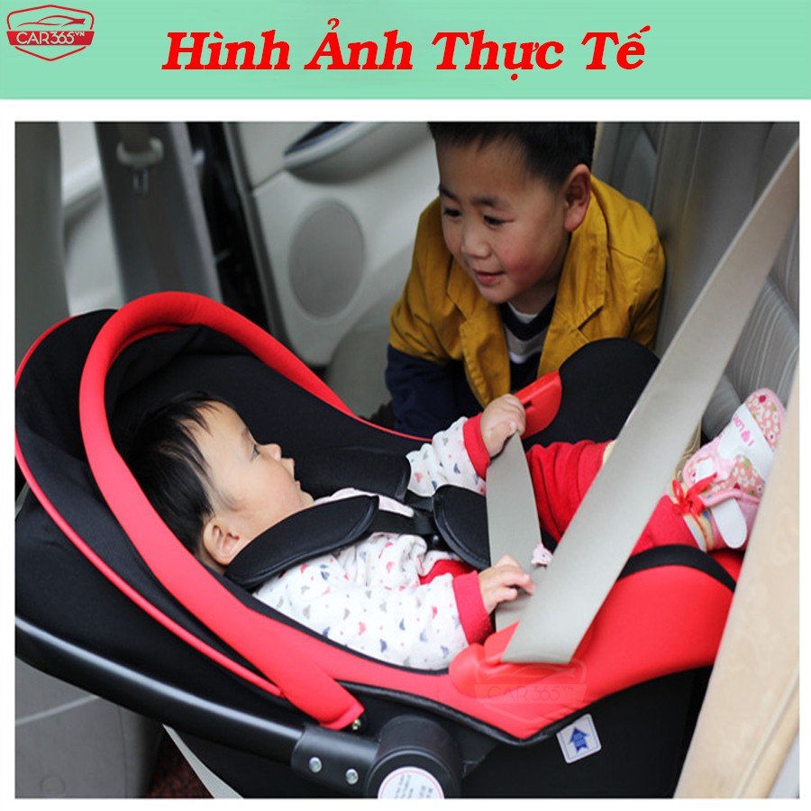 Ghế ngồi an toàn trên ô tô cho bé CAR365 có tay cầm điều chỉnh linh hoạt - Êm ái, thoải mái, an toàn - CAR48