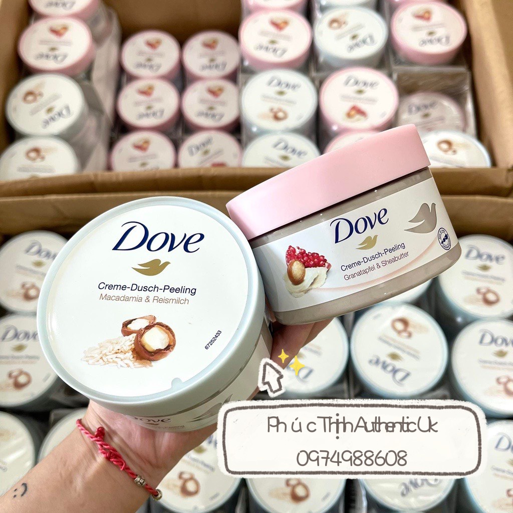 Tẩy Tế Bào Chết Toàn Thân Body Dove Chăm Sóc Da Dưỡng Trắng Cấp Ẩm 225 ml