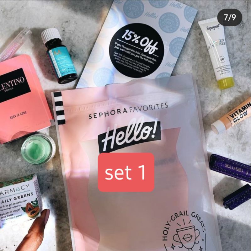 [Đủ bill] Set Sephora Favorites Hello!