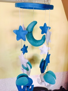 Đồ chơi treo nôi handmade ( hình thật)