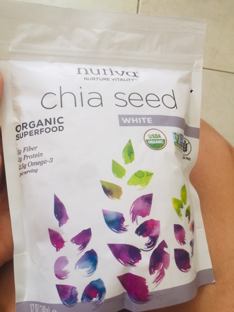 💥HẠT CHIA MỸ NUTIVA TRẮNG 340gr  CHÍNH HÃNG DATE 2023