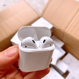 Tai Nghe Bluetooth Iphone Airpods 2 Cảm Ứng Đa Điểm, Airpods 2 chip Jerry (Định Vị - Đổi Tên - Sạc Không Dây)