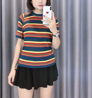 Áo Len kẻ sọc bé
