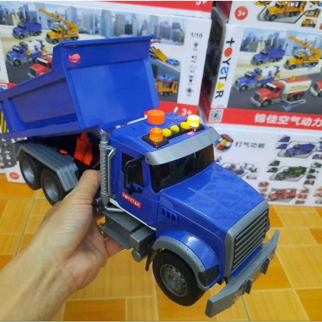 Xe tải chở hàng - xe mô hình cỡ lớn có âm thanh và đèn hãng Toystar