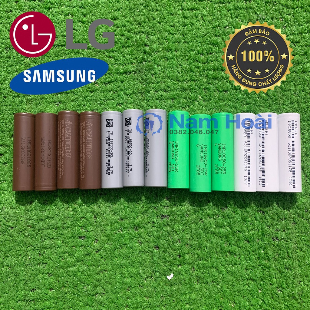 Pin Cell 18650 3200mAh 2500mAh 2000mAh 1500Ah - Xả Cao 30A