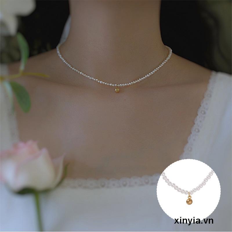 Vòng cổ Mặt Ngọc Trai Thời Trang Thanh Lịch Dành Cho Nữ