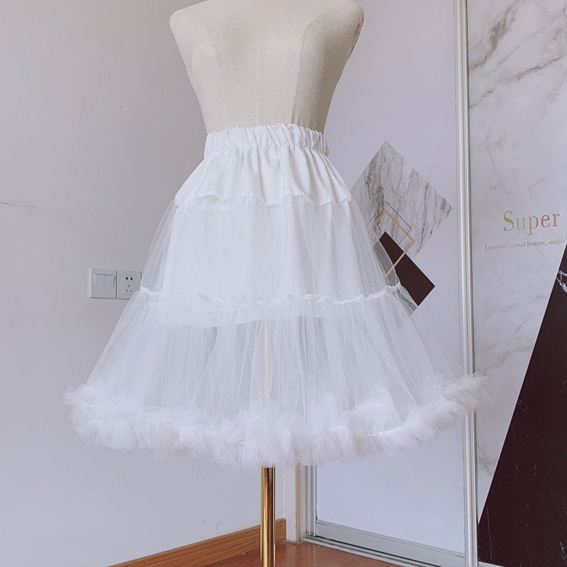 Chân Váy Xòe Phong Cách Lolita Xinh Xắn 50cm
