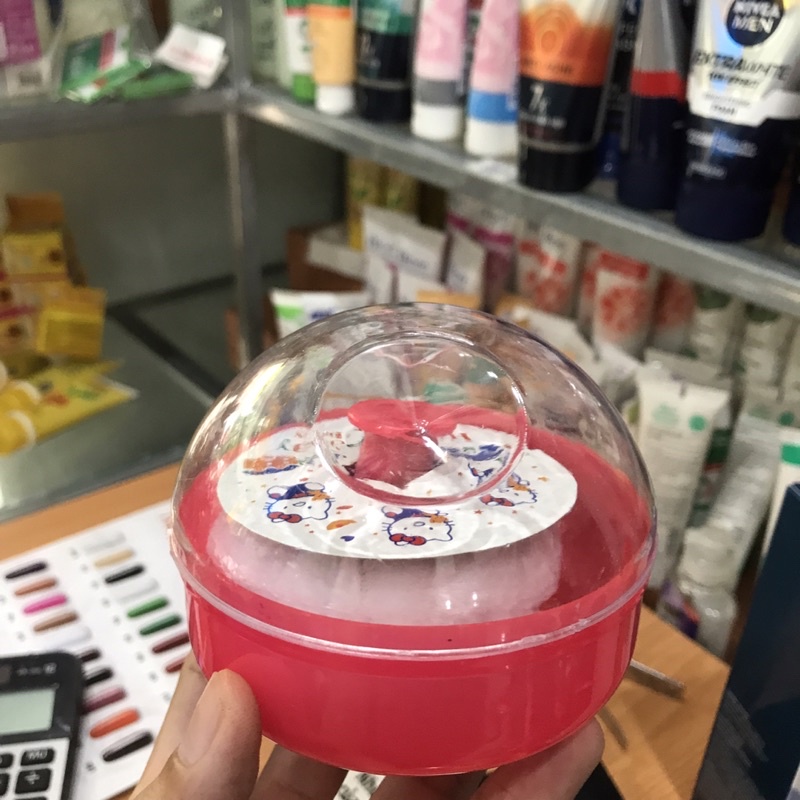 Hộp bông chặm phấn em bé Hello Poppy
