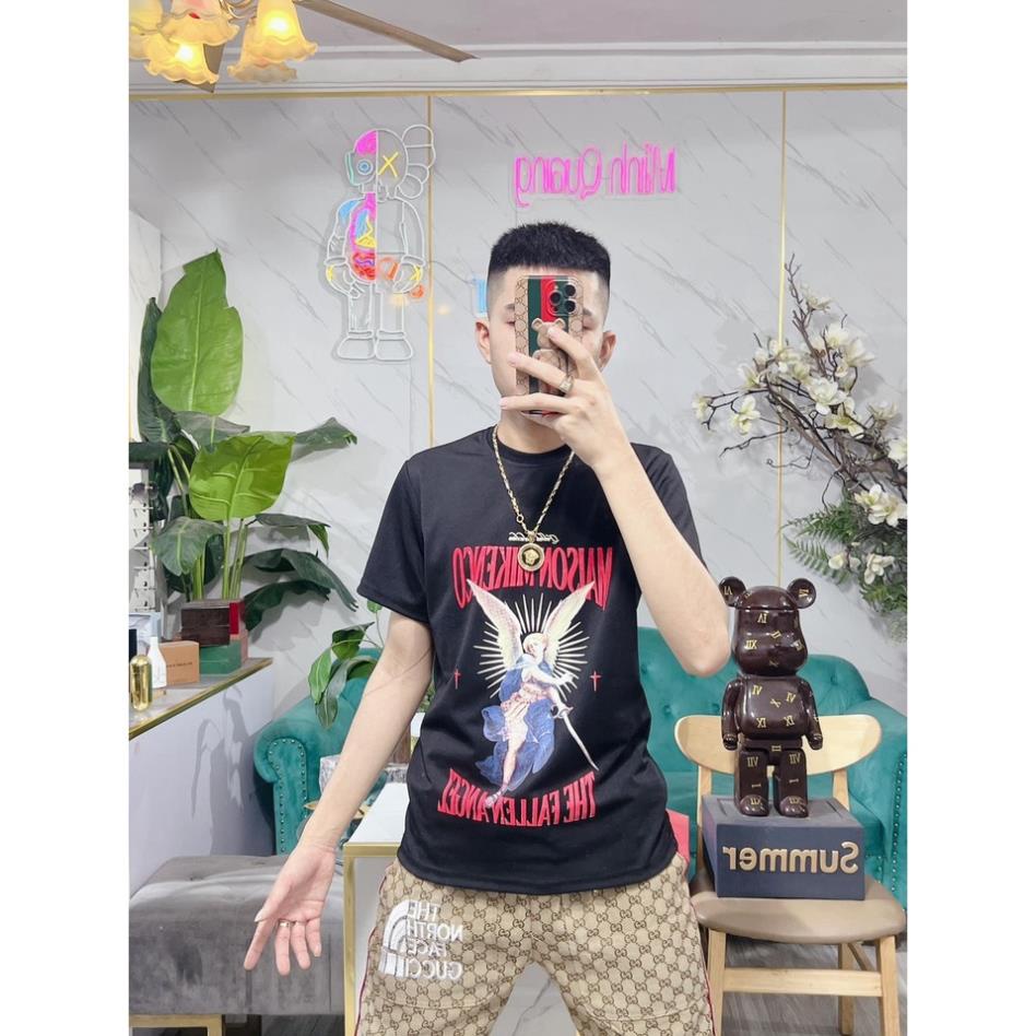 Áo phông nam MIKENCO Thiên thần Fallen angel tshirt,áo thun mikenco dáng unisex