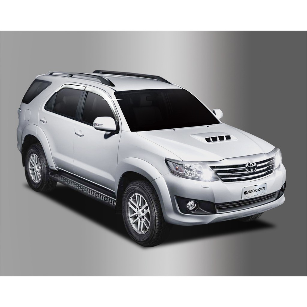 Vè che mưa mạ crom xe Fortuner 2009- 2016- Hàng Hàn Quốc