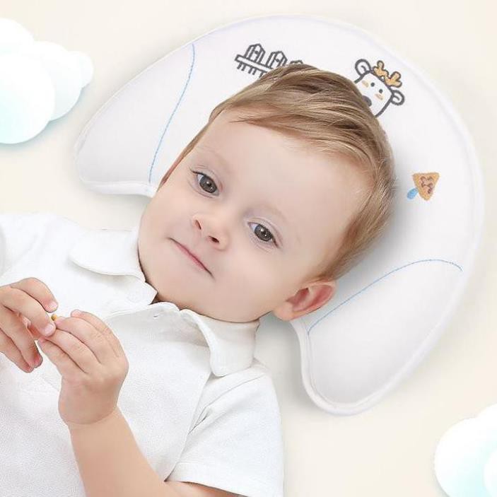 Gối Cao Su Non Chống Bẹp Đầu Cho Bé Sơ Sinh