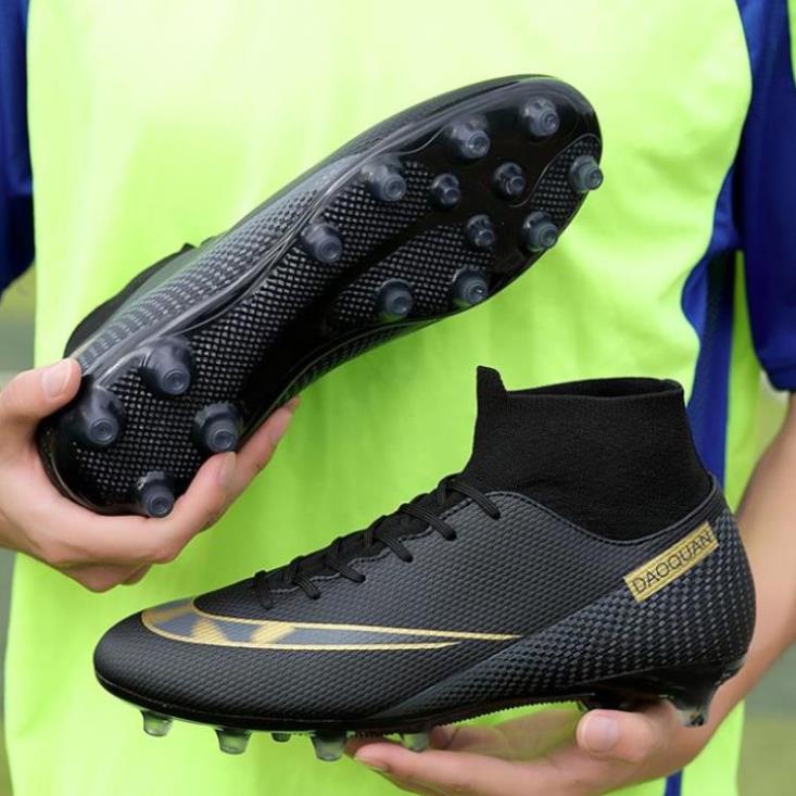 Giày đá bóng FG C Ronaldo Mercurial Size：35-47 Giày bóng đá thanh niên Giày bóng đá cỡ Plus *^ ^ * 📸