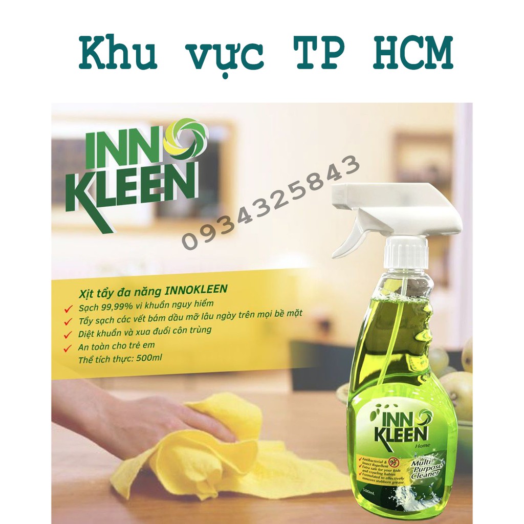 Nước tẩy rửa đa năng Inno Kleen 500ml - Hàng nhập Malaysia