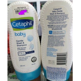 Sữa tắm gội bé Sơ Sinh Cetaphil baby