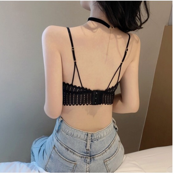 Áo lót bra ren cài sau dây kép sexy 384