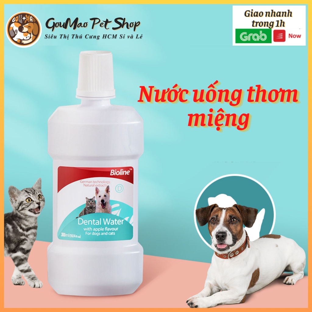 Nước Uống Thơm Miệng Chó Mèo Bioline HHH