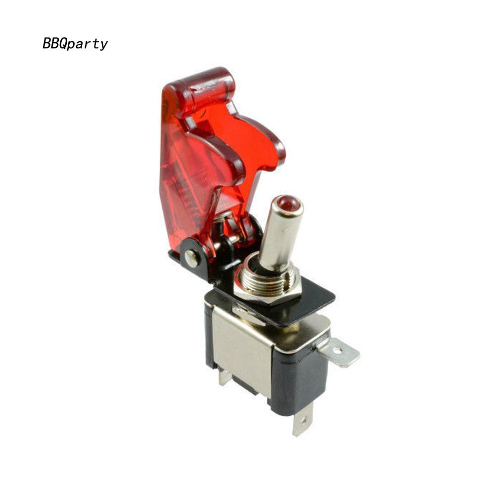 Nút gạt công tắc SPST 12V 20A có gắn đèn Led cho bảng điều khiển xe hơi
