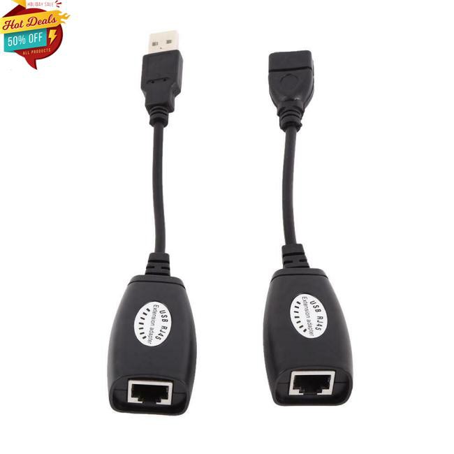 Cáp Nối Dài 50m Usb 2.0 Sang Cat5 / Rj45 / Cat6