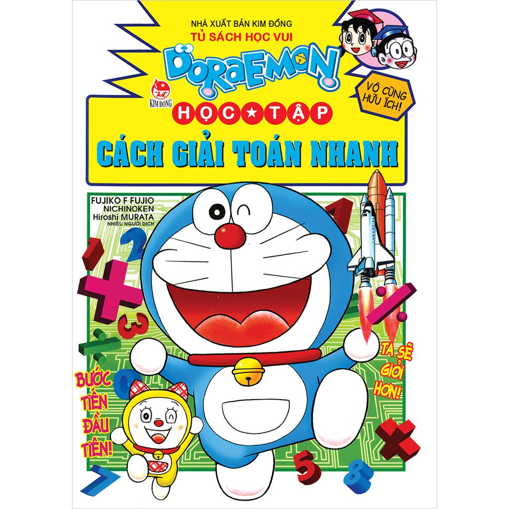 Truyện tranh Doraemon học tập phiên bản mới: Cách giải toán nhanh Kim đồng Ndbooks