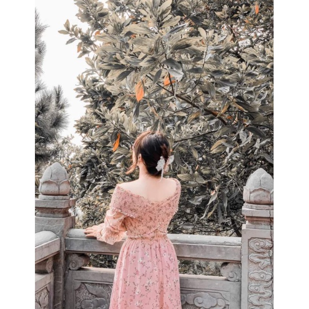 ẢNH THẬT Váy voan hoa Vero Moda SALE CHÍNH HÃNG