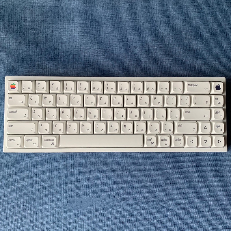 PBT Keycap XDA Cấu hình Hyper White Nhật Bản Dye Thăng hoa Bàn phím cơ học Keycap 124 Phím