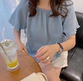 Áo trễ vai chất xốp Hàn