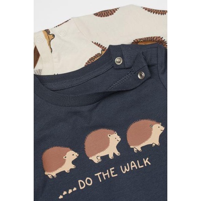 Set 5 áo thun dài tay cho bé yêu chính hãng HM ES size từ 6-9m đến 3-4y