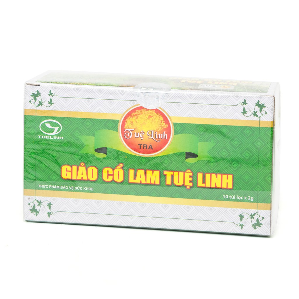 Trà Giảo Cổ Lam Tuệ Linh - Giúp hạ mỡ máu, giảm cholesterol toàn phần, ngăn ngừa xơ vữa mạch máu (Hộp 25 Túi)