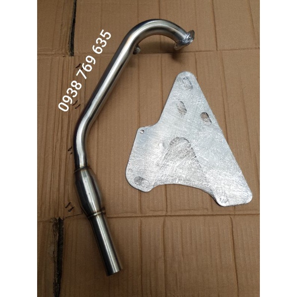 Cổ pô 4 road gắn SH mode đời mới, cổ có ốc cảm biến.