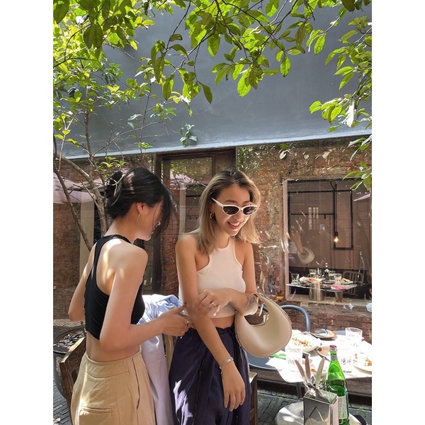 Áo croptop ba lỗ MOODY NUDY | BigBuy360 - bigbuy360.vn