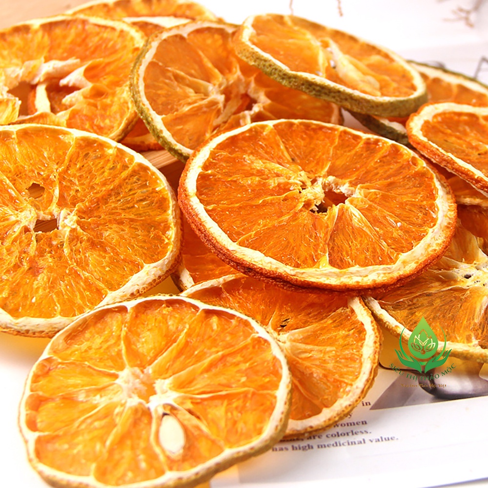 ✅ Cam Thái Lát Sấy Khô 100gr Trà Cam Vàng Khô Tự Nhiên Thơm Ngon Trà Detox Hoa Quả