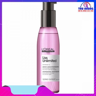 Tinh dầu l'oreal liss unlimited primrose oil 2021 suôn mượt chống xơ rối 125ml