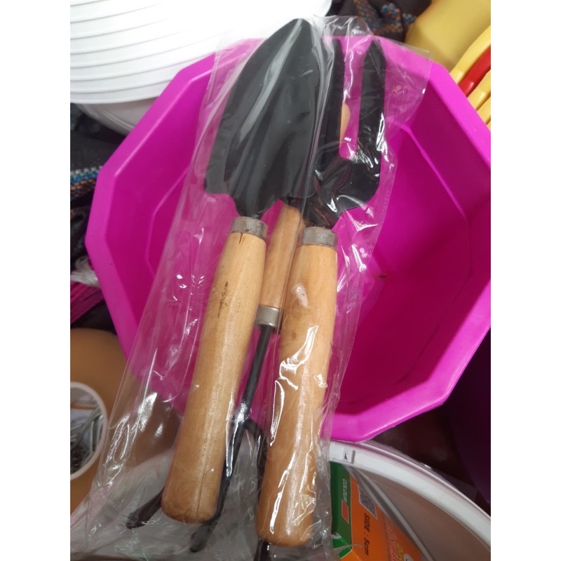 bộ dụng cụ làm vườn loại To 3 món, cỡ đại_ xẻng trồng cây cảnh,