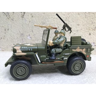 Mô hình xe Quân sự JEEP Willys 1:32